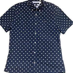 Tommy Hilfiger Navy Star Pattern Shirt